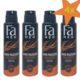 Fa Pflege Dark Passion Deodorant Spray 6 x 150 ml