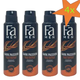 Fa Pflege Dark Passion Deodorant Spray 6 x 150 ml