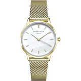 Rosefield RMGMG-R06 Damenuhr Pearl Edit Mesh Goldfarben