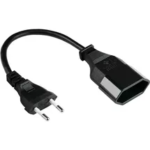 Good Connections P0300-S002, 0,2 m, Netzstecker Typ C H03VVH2-F, 250 V, 2.5 A