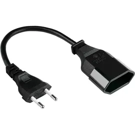 Good Connections P0300-S002, 0,2 m, Netzstecker Typ C H03VVH2-F, 250 V, 2.5 A