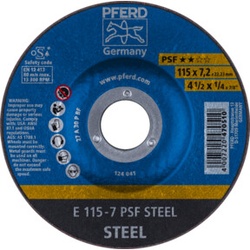 PFERD Schruppscheiben E 115-7 PSF STEEL