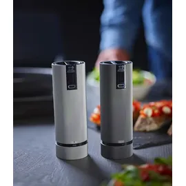 Peugeot Mühlenset LINE 15cm Elektrisch Pfeffermühle Salzmühle Zirkonia-Mahlwerk