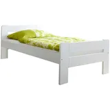 MID.YOU Kinderbett Bert 100 x 200 cm Kiefer massiv weiß