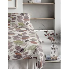 IRISETTE Liesel Feinbiber Rostbraun 155 x 220 cm + 80 x 80 cm