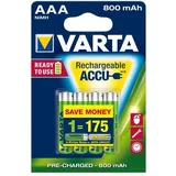 4x Varta Akkus AAA Micro 800 mAh für Siemens Gigaset S685 S68H S790 Telefon Akku