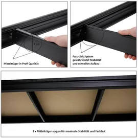 Proregal Werkbank Dino Schwarz Metall, Rechteckig, 160x87x60 cm, Freizeit, Heimwerken, Werkstatt, Werkbänke