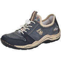 RIEKER Halbschuhe L0538-14 blau Gr. 37