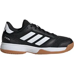adidas Ligra 8 Indoor Tennisschuhe Kinder JR0744 - core black/cloud white/core black 38