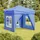 Blau 2 x 2 m