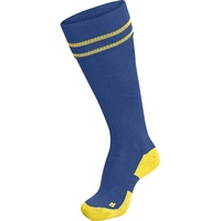 hummel Element Football Sock, True Blue/Sports Yellow, 46/48