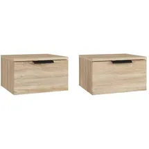 vidaXL Hängenachtschrank Sonoma-Eiche 34 x 30 x 20 cm Braun