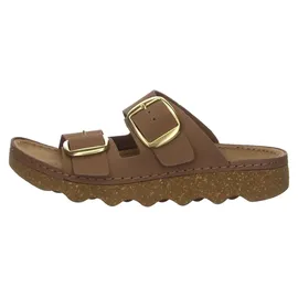 ROHDE Damen Pantolette Leder Zweischnaller mit Plateausohle Alassio 6229, Größe:38 EU