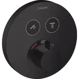 Hansgrohe ShowerSelect S Thermostat Unterputz für 2 Verbraucher mattschwarz