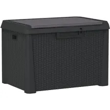 vidaXL Kissenbox 125 L 50,5 x 49,5 cm Anthrazit