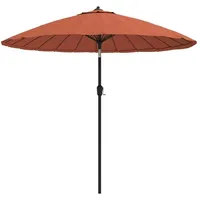 VidaXL Sonnenschirm mit Aluminium-Mast 270 cm Terracotta-Rot