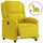 vidaXL Relaxsessel Elektrisch Samt 144,5 x 82 x 0 cm Gelb mit Liegeposition