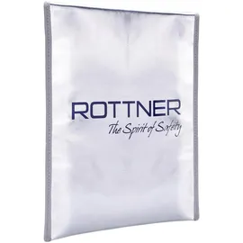 Rottner Tresor Dokumententasche A4 Silber