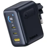 Baseus PicoGo AE21 Charger 2C+A 100W Black + Type-C 1.5m Black