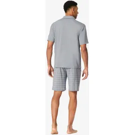 SCHIESSER Pyjama Selected Premium Jacquard Grau 56 (XXL)