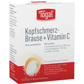 Kyberg Pharma Vertriebs GmbH Togal Kopfschmerz-Brause+Vitamin C