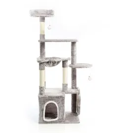 fudajo Kratzbaum 135 cm grau