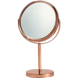 Standspiegel Rosegold groß, 7-fach - gold