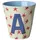 Rice Melamin Buchstabenbecher Stars, A