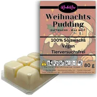 WonderWax Duftwachs WonderWax® Duftwachs Weihnachten 6 Würfel (Weihnachtspudding), Duftrichtung: Weihnachtspudding