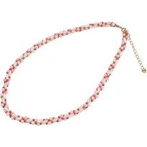 FIRETTI Perlenkette Schmuck Geschenk Messing rosa