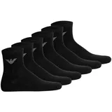 Emporio Armani Sporty Sponge Sneakersocken 6er Pack Schwarz 39-46
