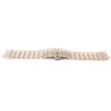 system-s Armband 20 mm aus PC für Samsung Galaxy Watch 5 4 Smartwatch in Glitzer Pink