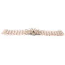 system-s Armband 20 mm aus PC für Samsung Galaxy Watch 5 4 Smartwatch in Glitzer Pink