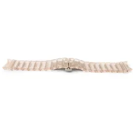system-s Armband 20 mm aus PC für Samsung Galaxy Watch 5 4 Smartwatch in Glitzer Pink