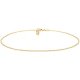 elli by julie & grace Elli Halskette Damen Choker Basic in 925 Sterling Silber Vergoldet
