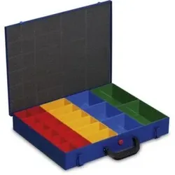 Allit Sortimentskoffer, HxBxT 70x440x370mm, 23 Kästen, Koffer Stahl/Kästen Polystyrol