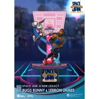 Beast Kingdom Toys Space Jam: A New Legacy D-Stage PVC Diorama Bugs Bunny & Lebron James New Version 15 cm