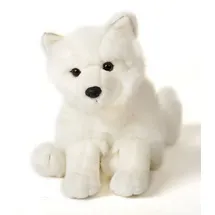 Uni-Toys Polarfuchs sitzend 23 cm Weiß