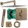 Hansgrohe DuoTurn E | BOFLER Unterputz Duschsystem #80, I-BOX 2, Regendusche 30x30cm, Handbrause, Brauseschlauch, Brausehalter, PVD brushed bronze