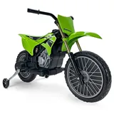 INJUSA Kawasaki KX85 Elektromotorrad grün (12V)