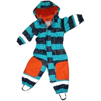 Maylynn Schneeoverall Maylynn Schneeanzug Regenoverall Schneeoverall gestreift blau 86