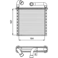 Valeo Wärmetauscher, Innenraumheizung