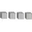 Magnete silber Metall 1 0 1 0 1 0 cm 4 St