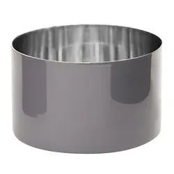 Saigon Edelstahl-Windlicht S cool grey