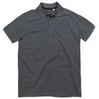 Stedman Harper Polo Short Sleeve | slate grey -