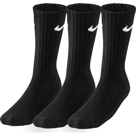 Nike Everyday Cushioned Crew-Trainingssocken Black/White 34-38