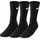 Nike Everyday Cushioned Crew-Trainingssocken Black/White 34-38