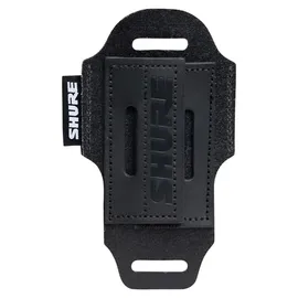 Shure by Gator Premium Leder-Gürteltasche für Drahtlos-Mikrofon-Transmitter, schwarz