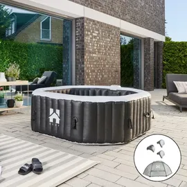 Home Deluxe Drop ⌀ 185 x 65 cm Schwarz