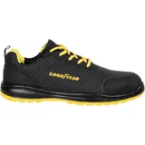 Goodyear Schwarze, atmungsaktive Sicherheitsschuhe, Sicherheit bei der Arbeit, Kategorie S3, Größe 44